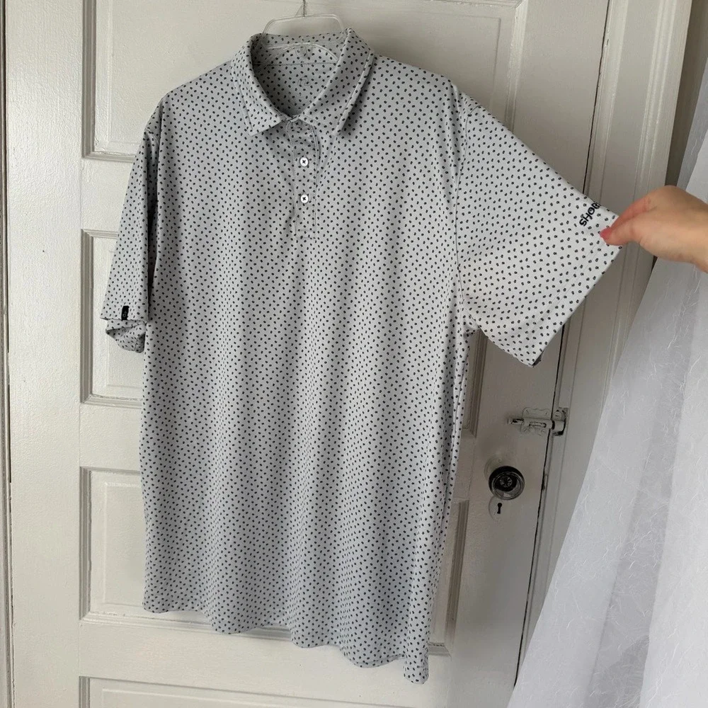 Swannies‎ Mens Performance Golf Polo Shirt Short Sleeve Breathable Floral Print